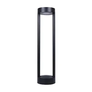 GAZON LED 9011C-2 15W BLACK 4000K D145x600  260-03663