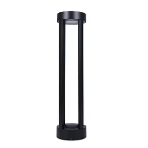 GAZON LED 9011A 15W BLACK 4000K D145x600   260-03665